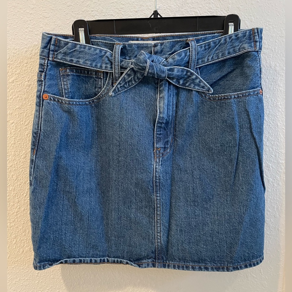 Madewell Blue Denim Skirt